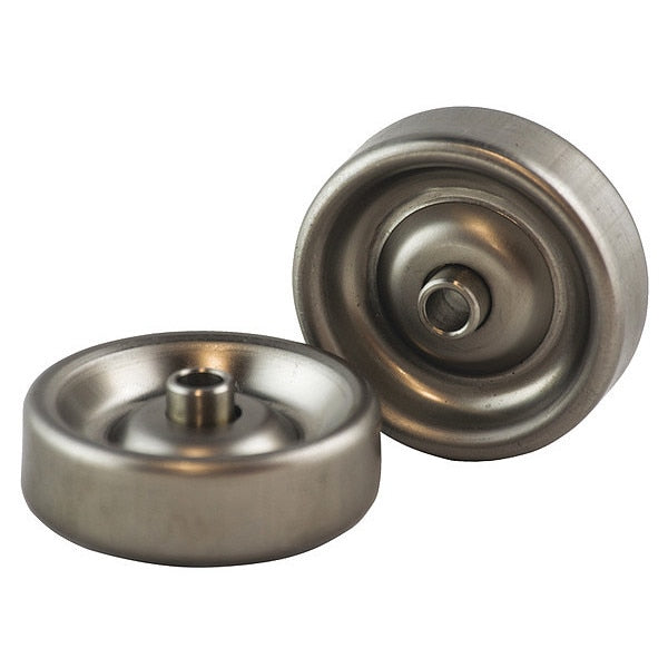 Skate Wheel, Silver, Hub 13/16
