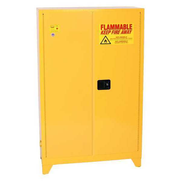 Flammable Liquid Safety Cabinet, Yellow