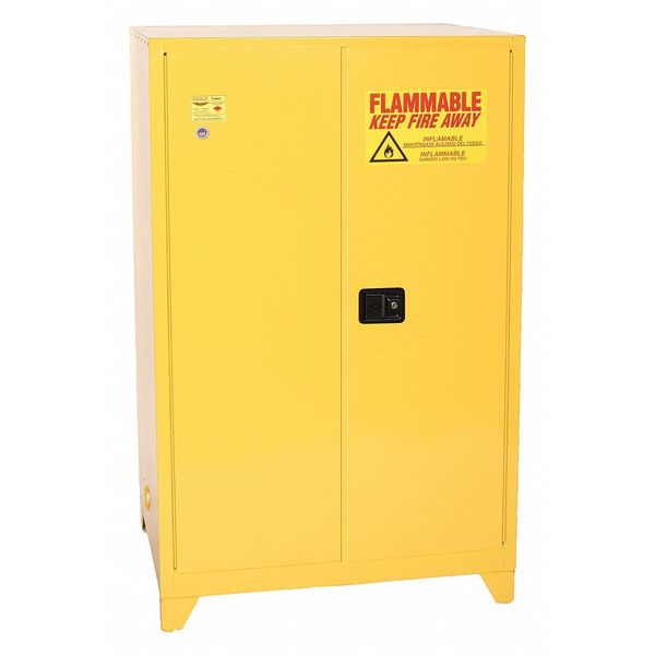 Flammable Liquid Safety Cabinet, Yellow