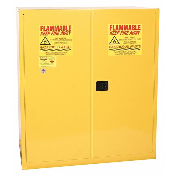 Flammable Liquid Safety Cabinet, Yellow