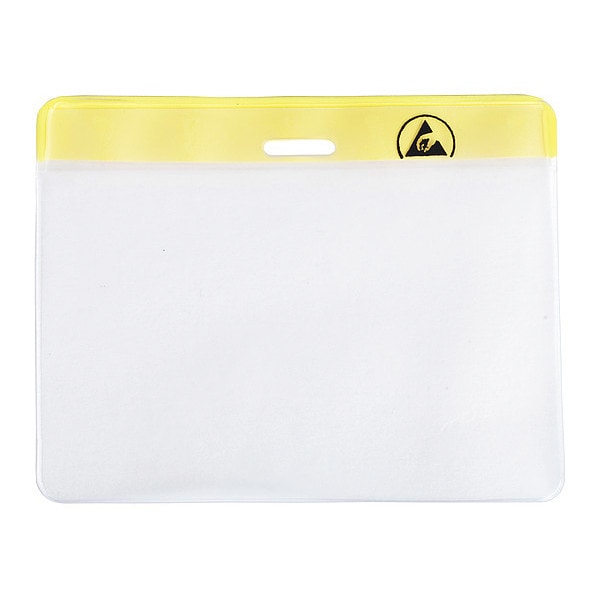 Badge Holder, Horizontal, 3-5/8