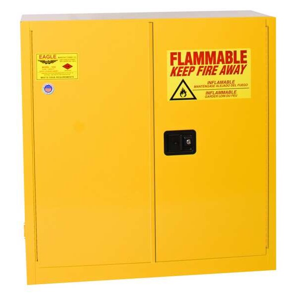 Flammable Liquid Safety Cabinet, Yellow