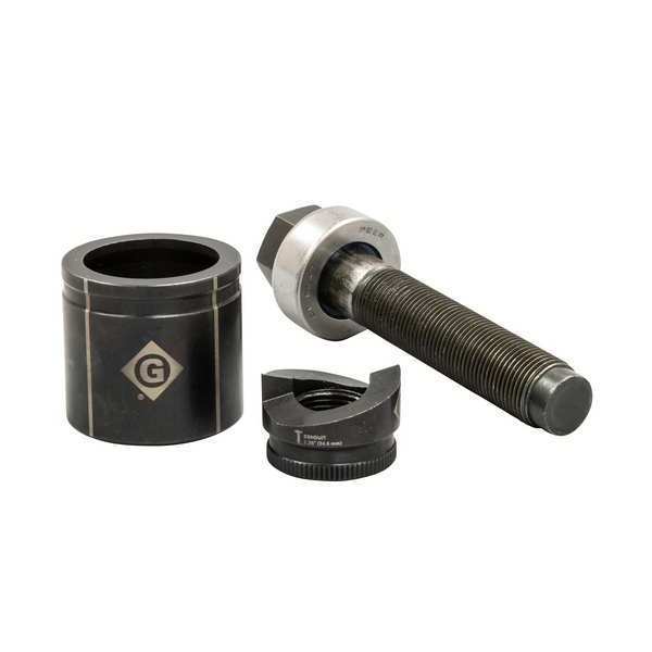 3 Piece Knockout Punch Set, 10 ga Mild Steel or 12 ga Stainless Steel