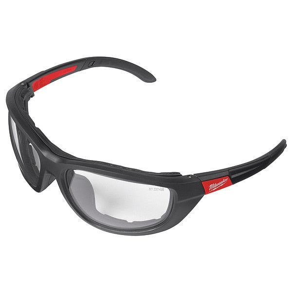 Clear Performance Safety Glasses w/Gasket (Polybag)
