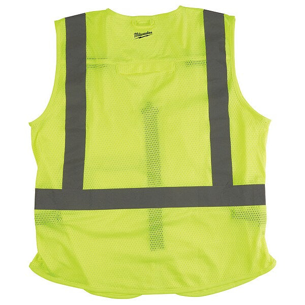 Class 2 High Visibility Yellow Safety Vest - 2XL/3XL