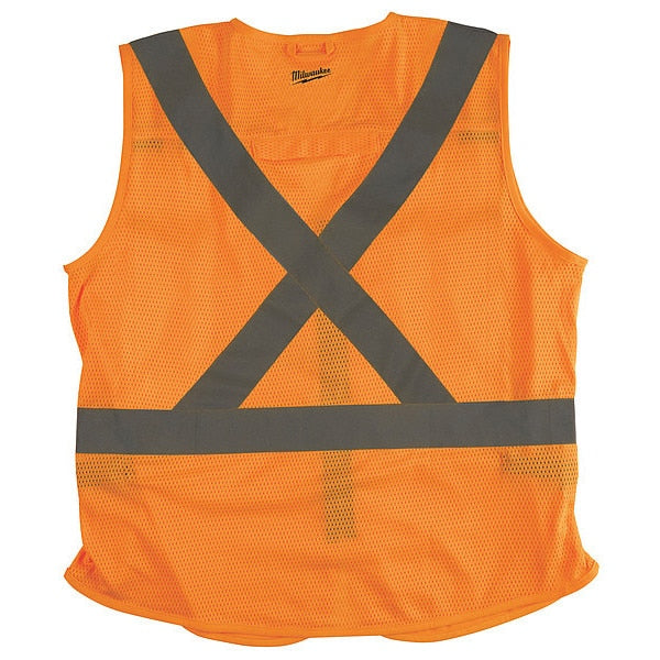 Class 2 High Visibility Orange  Safety Vest - 2XL/3XL (CSA)