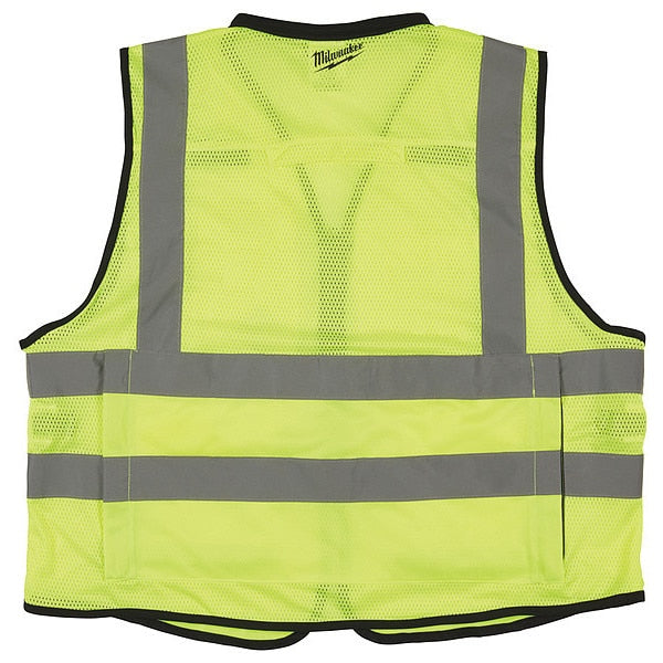 Class 2 High Visibility Yellow Performance Safety Vest - 2XL/3XL