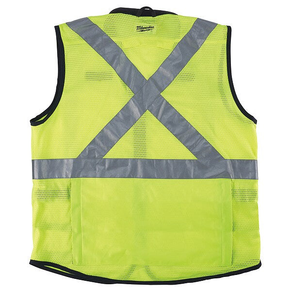 Class 2 High Visibility Yellow Performance Safety Vest - L/XL (CSA)