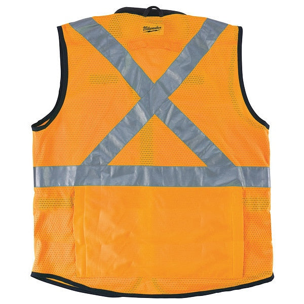 Class 2 High Visibility Orange Performance Safety Vest - S/M (CSA)