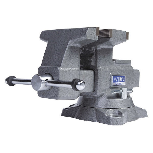 Combination Vise, Serrated Jaw, 10 5/8