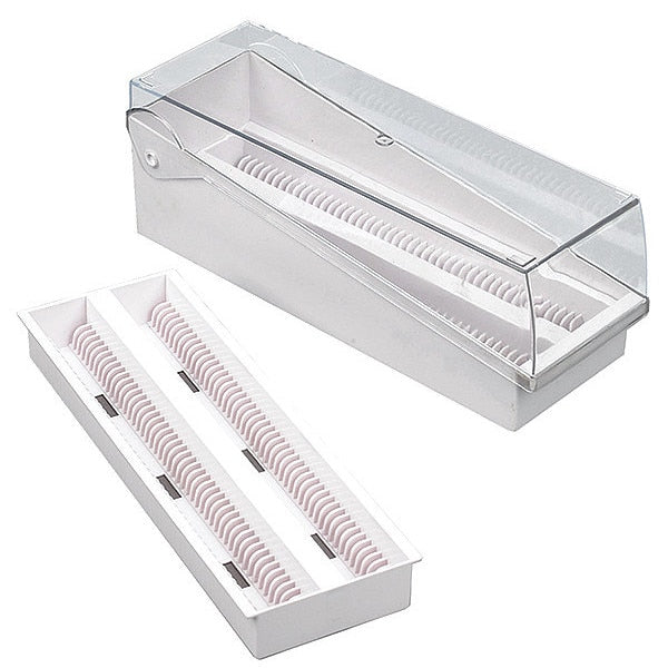 Microscope Slide Box, White