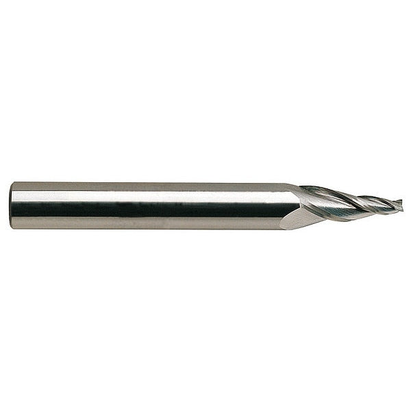 Tapered End Mill, Single End, 1/2