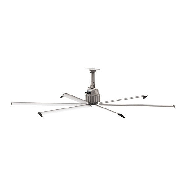 Ceiling Fan, 6ft Blade dia, 230/460V AC