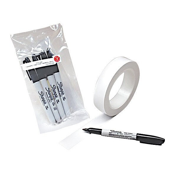 Cleanroom Marker, Irradiated, Black, PK12