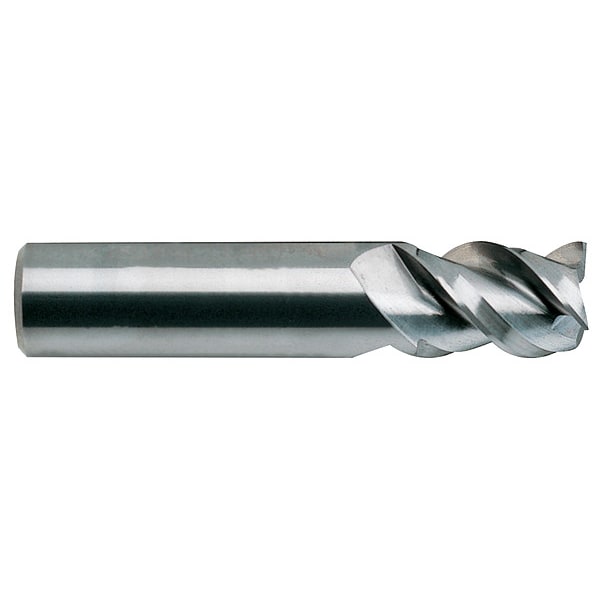 Square End Mill, Single End, 1/4
