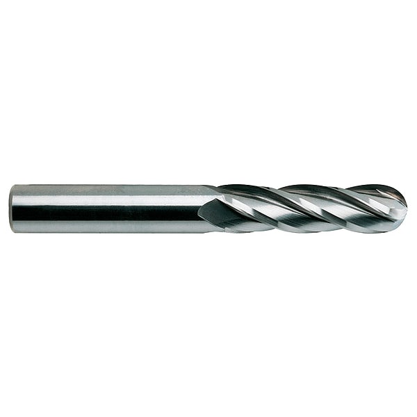 Ball End Mill, Single End, 3/4