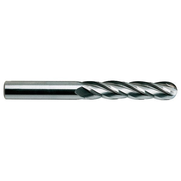 Ball End Mill, Single End, 3/8