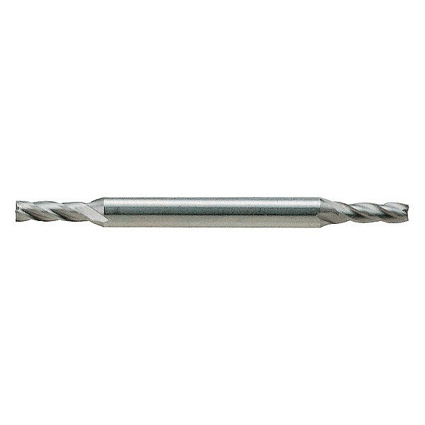 Sq. End Mill, Double End, HSS, 3/32