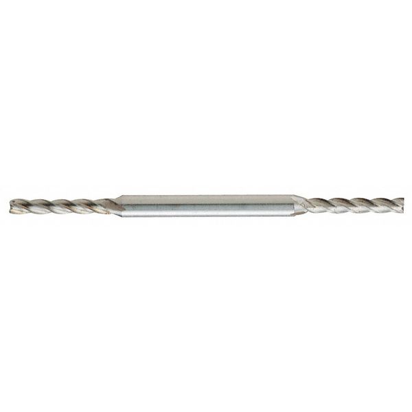 Sq. End Mill, Double End, HSS, 3/32