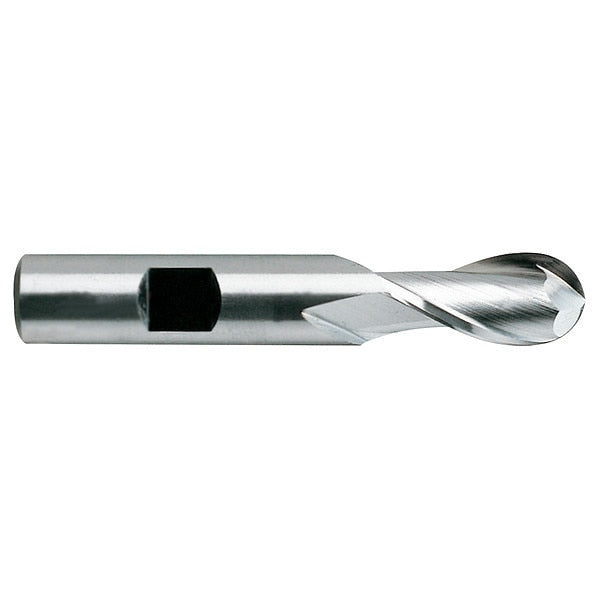 Ball End Mill, Single End, 3/8