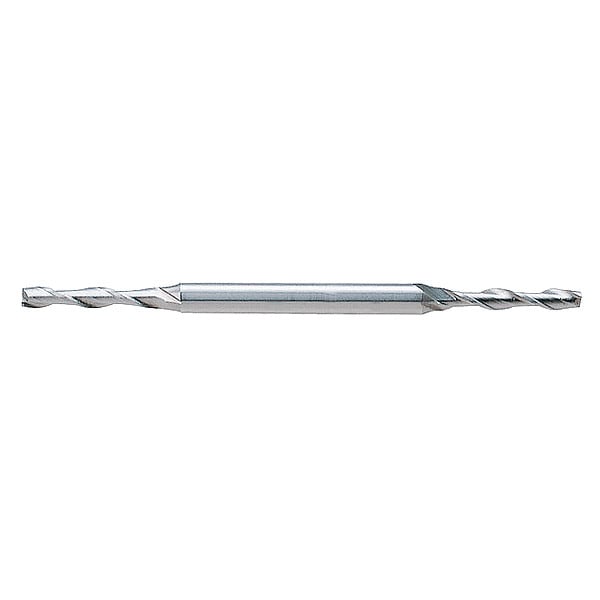 Sq. End Mill, Double End, HSS, 7/64