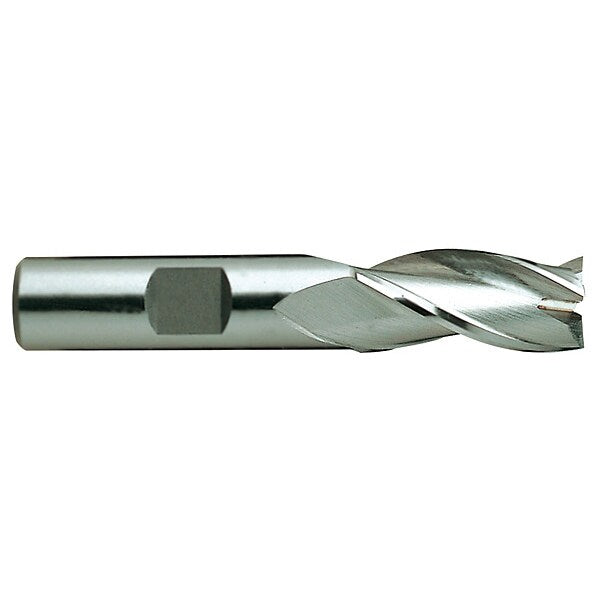 Ball End Mill, Single End, HSS, 1/4