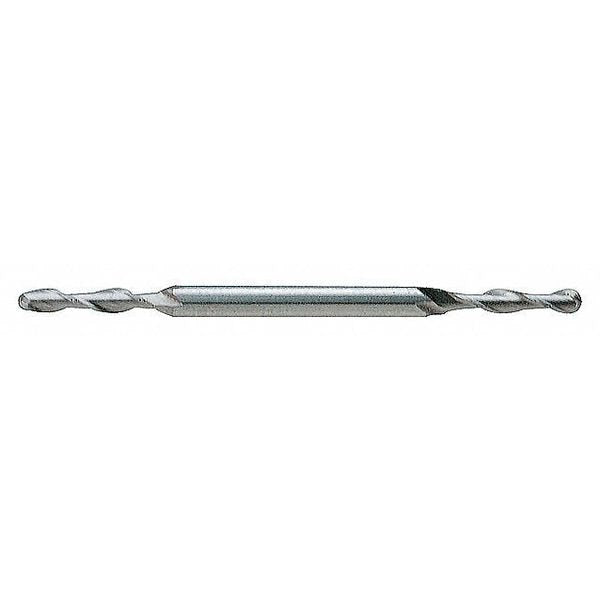 Square End Mill, Double End, 1/8