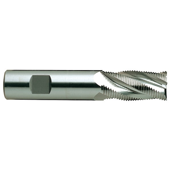 Sq. End Mill, Single End, HSS, 7/8