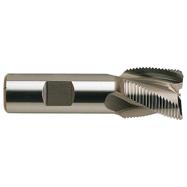 Sq. End Mill, Single End, HSS, 3/8