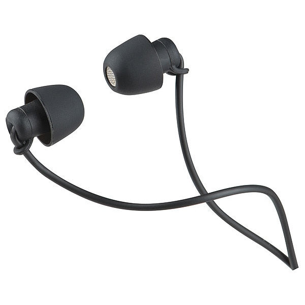 Wired Earbuds, Silicone, 110VAC, Black