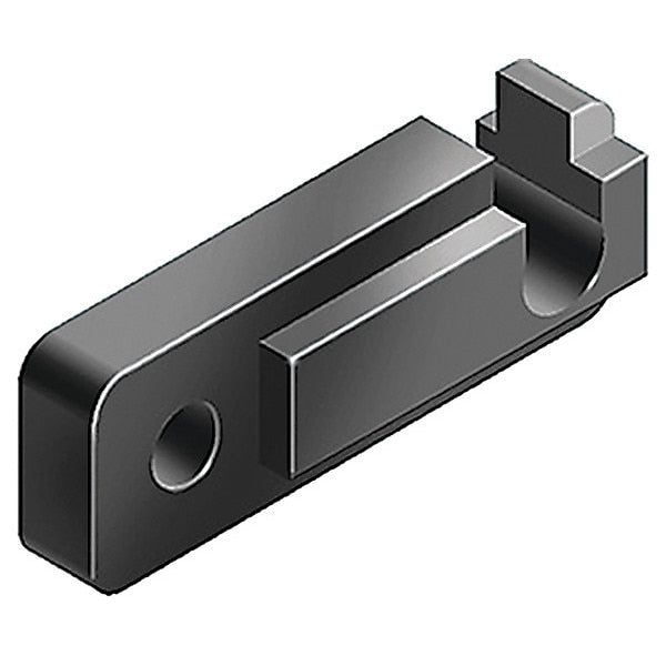 Conveyor Roller Mounting Bracket, Black