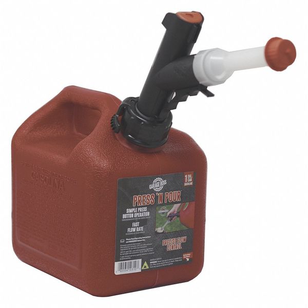 1 gal Red Plastic Gas Can