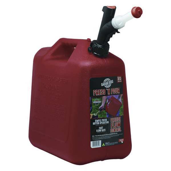 5 gal Red Plastic Gas Can
