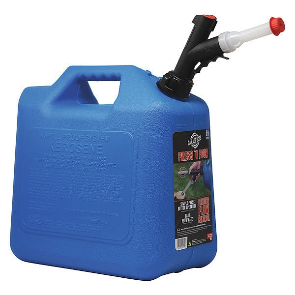 5 gal Blue Plastic Kerosene Can