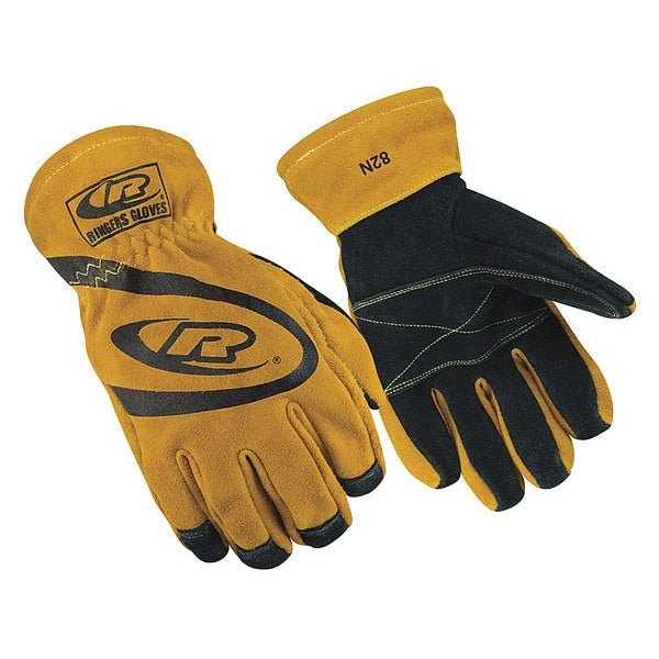 Firefighters Gloves, Gauntlet Cuff, S, PR