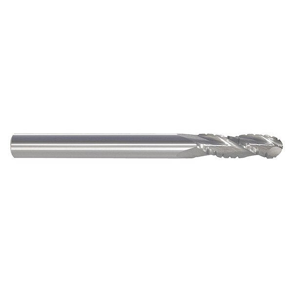 Ball End Mill, Single End, 1/2
