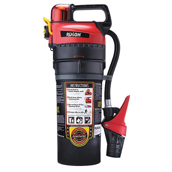 Reloadable Fire Extinguisher, 3A:40B:C, Dry Chemical, 6 lb