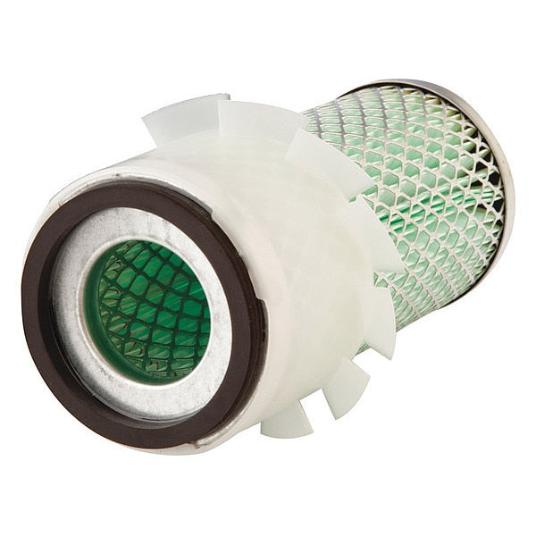 Air Filter, 7 7/8 in L, Blk/Grn