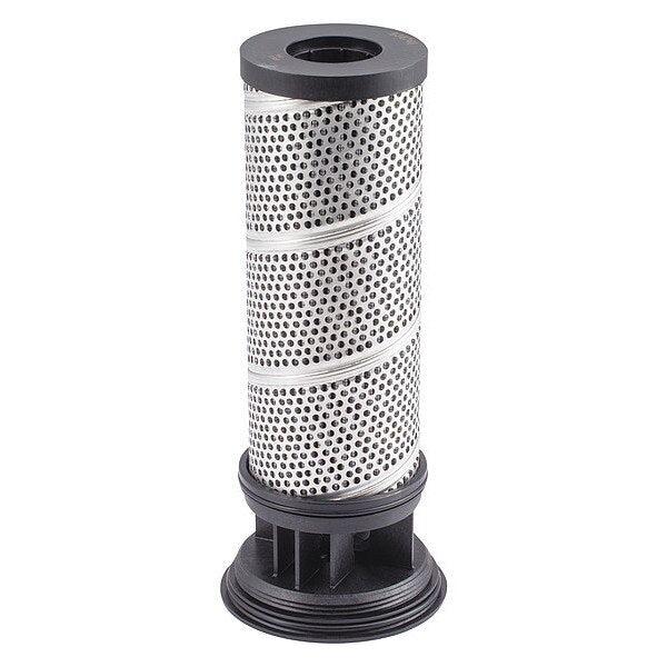 Hydraulic Oil Filter, 9 3/4 in L, Blk/Slvr