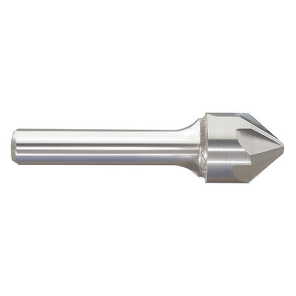 Countersink, 6 Flutes, Carbide, 3