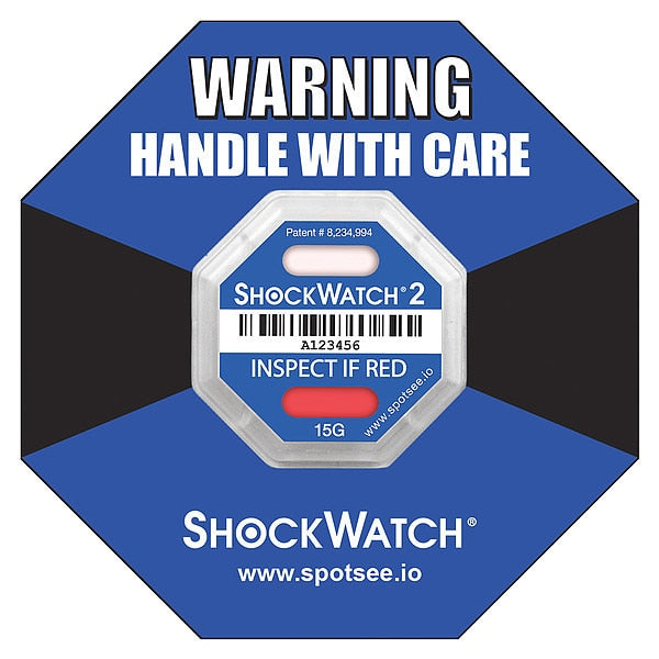 G-Force Indicator Label, 115G, PK50