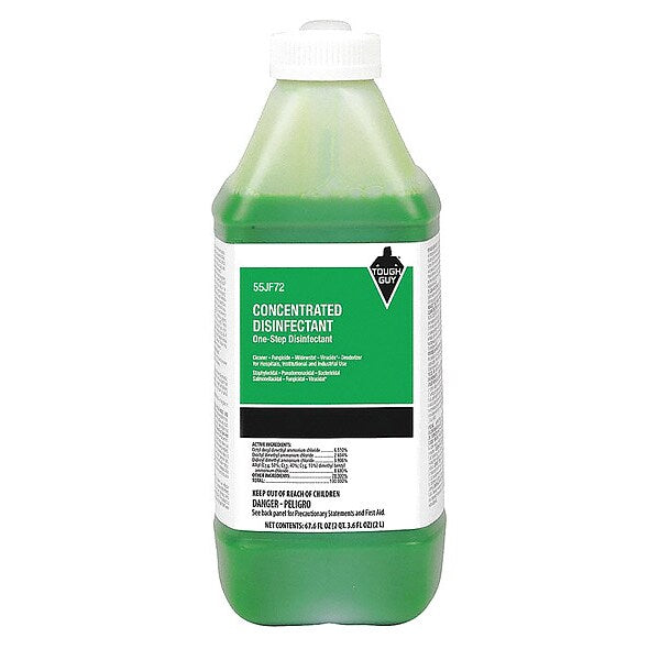 Cleaner and Disinfectant , 0.5 gal. Bottle , Unscented ,