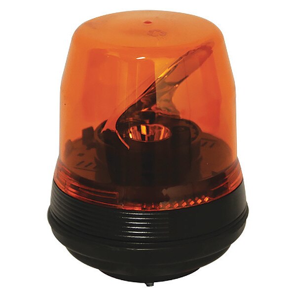 Rotating Beacon, Amber, Permanent, 6