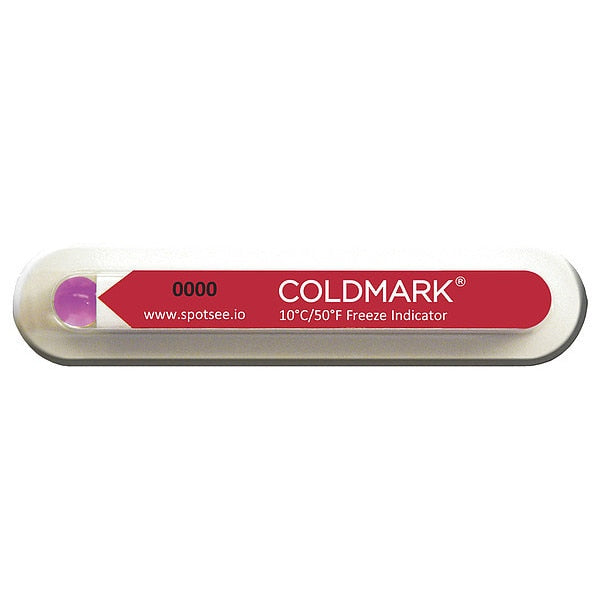 Temperature Indicator Label, Freeze, PK100