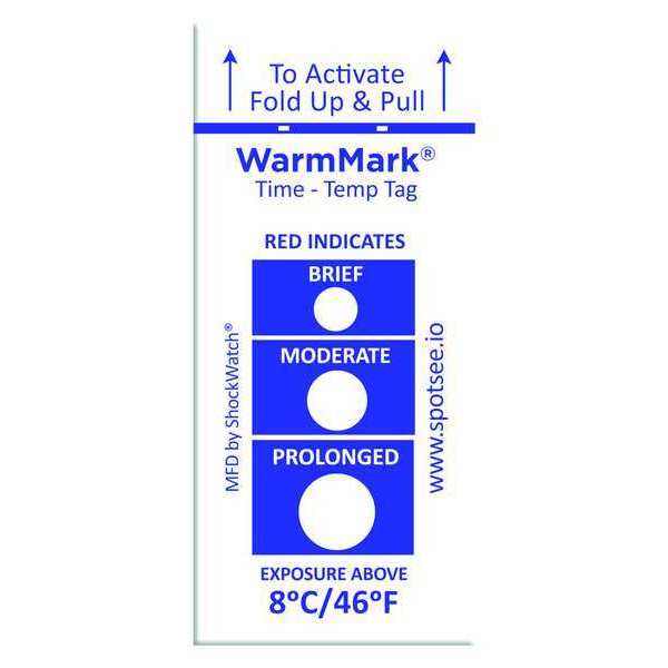 Temperature Indicator Label, Heat, PK100