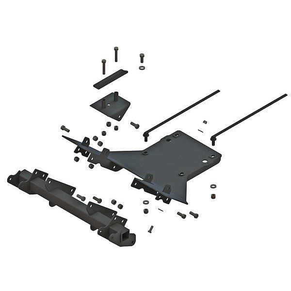 Mounting Kit, Steel, Black, 42