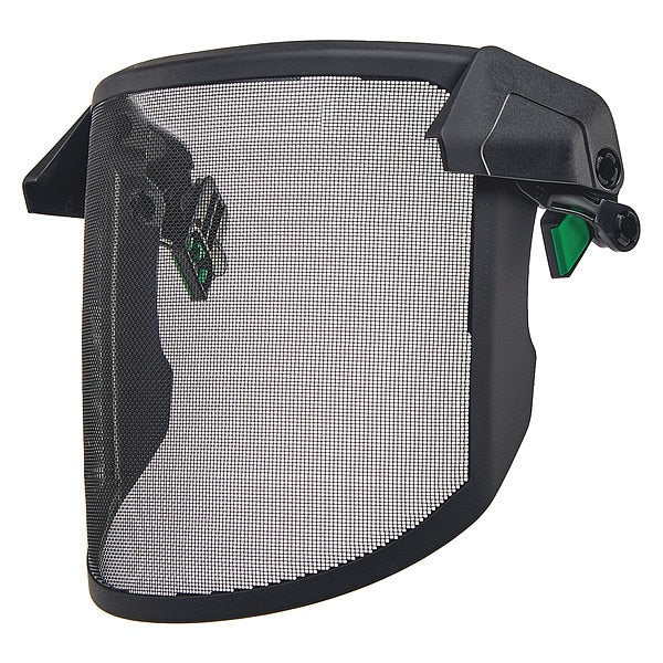 Faceshield Visor, Black, 0.098