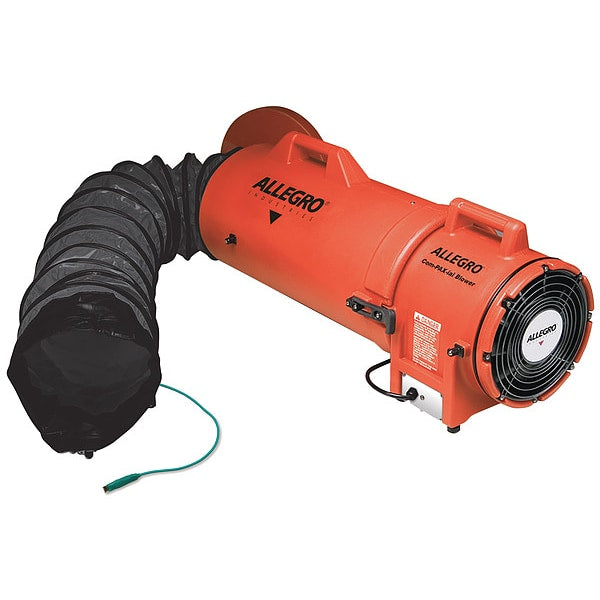 Confined Space Blower, Black, 1/3 HP, 32