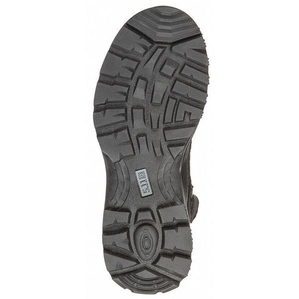 Tactical Boots, 10-1/2, W, Black, Plain, PR