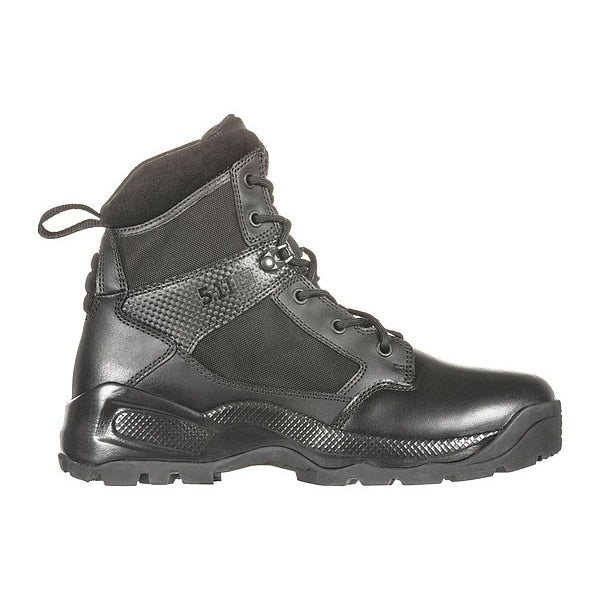 Tactical Boots, 10, R, Black, Plain, Mens, PR